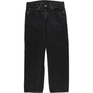 古着 リーバイス Levi's 505 ブラックデニム テーパードデニムパンツ メンズw33 /eaa446117