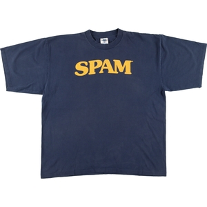 古着 90年代 SPAM スパム アドバタイジングTシャツ USA製 メンズXXL ヴィンテージ /eaa441544