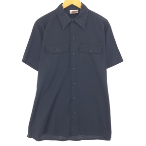 古着 ディッキーズ Dickies 半袖 ワークシャツ USA製 メンズL /eaa446551