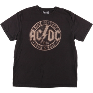 古着 AC/DC エーシーディーシー バンドTシャツ バンT メンズL /eaa446884