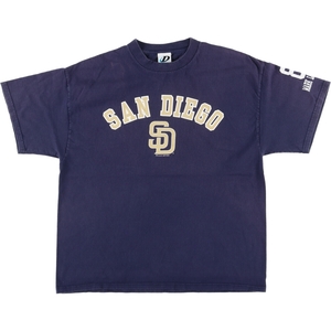 古着 00年代 DYNASTY MLB SAN DIEGO PADRES サンディエゴパドレス スポーツTシャツ メンズXL /eaa442278