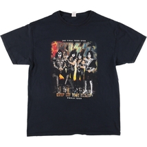 古着 フルーツオブザルーム FRUIT OF THE LOOM KISS キッス バンドTシャツ バンT メンズL /eaa442300_画像1