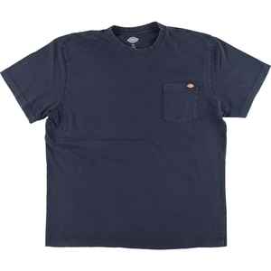 古着 ディッキーズ Dickies 半袖 ワンポイントロゴポケットTシャツ メンズXL /eaa446609