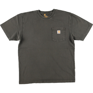 古着 カーハート Carhartt ORIGINAL FIT 半袖 ワンポイントロゴポケットTシャツ メンズM /eaa446615