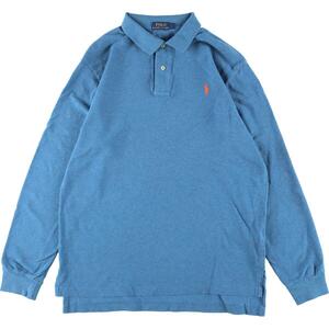 古着 ラルフローレン Ralph Lauren POLO RALPH LAUREN 長袖 ポロシャツ メンズL /eaa292976 【LP2405】