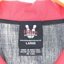 古着 00年代 ヒルトン HILTON バックプリント オープンカラー ボウリングシャツ メンズL /eaa442603_画像3