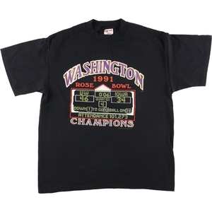 古着 90年代 SOF Tee ROSE BOWL 1991 ローズボウル カレッジTシャツ USA製 メンズXL ヴィンテージ /eaa445890