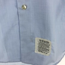 古着 70年代 米軍実品 SHIRT, MAN'S,POLY/COTTON オープンカラー 半袖 ミリタリーシャツ USA製 15 1/2 メンズM ヴィンテージ /eaa443002_画像4