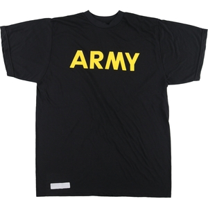 古着 U.S.ARMY ミリタリープリントTシャツ メンズL /eaa446832