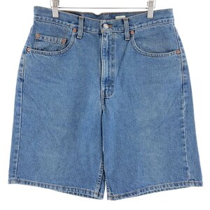 古着 00年代 リーバイス Levi's 550 RELAXED FIT デニムショーツ ショートパンツ カナダ製 メンズw34 /eaa382127