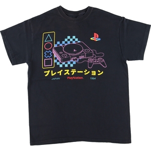 古着 プレイステーション PLAY STATION アドバタイジングTシャツ メンズM /eaa446698