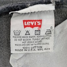 古着 90年代 リーバイス Levi's 501-6061 ブラックデニム ストレートデニムパンツ USA製 メンズw30 ヴィンテージ /eaa400582_画像4