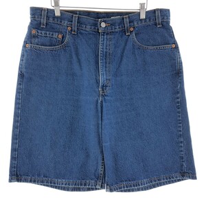 古着 90年代 リーバイス Levi's 550 RELAXED FIT デニムショーツ ハーフパンツ USA製 メンズw36 ヴィンテージ /eaa382321