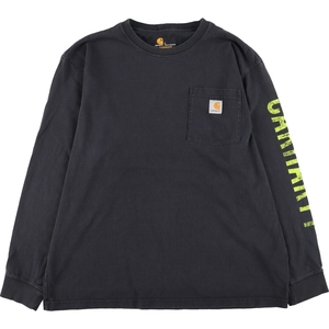 古着 カーハート Carhartt ORIGINAL FIT ロングTシャツ ロンT メンズL /eaa436213