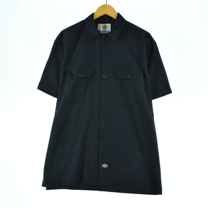 古着 ディッキーズ Dickies 半袖 ワークシャツ メンズXL /eaa332374 【LP2311】