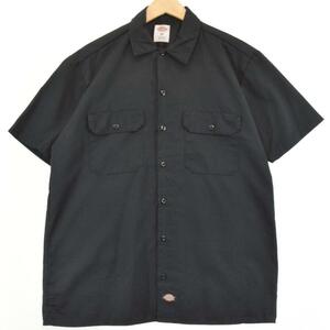 古着 ディッキーズ Dickies 半袖 ワークシャツ メンズL /eaa252617 【LP2311】