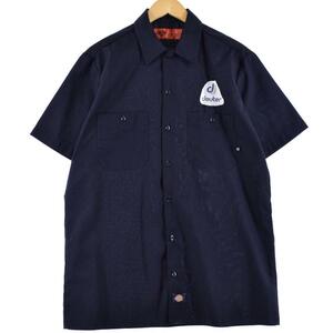 古着 ディッキーズ Dickies 半袖 ワークシャツ メンズM /eaa252203 【LP2311】