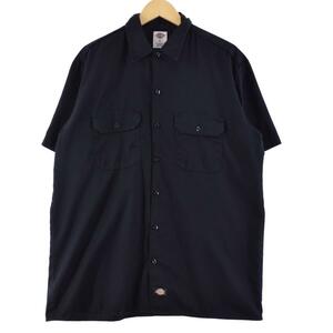 古着 ディッキーズ Dickies 半袖 ワークシャツ メンズXL /eaa264269 【LP2311】