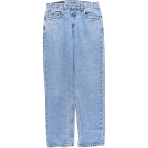 古着 90年代 リーバイス Levi's 505 REGULAR FIT STRAIGHT LEG テーパードデニムパンツ メンズw32 ヴィンテージ /eaa392683