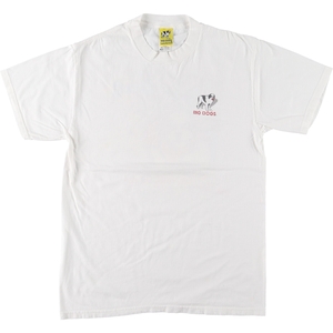 古着 90年代 BIG DOGS バックプリント 半袖 プリントTシャツ メンズM ヴィンテージ /eaa442812