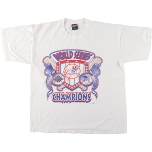 古着 90年代 コールマン Coleman MLB ワールドシリーズ 1996 スポーツプリントTシャツ USA製 メンズXL ヴィンテージ /eaa443300