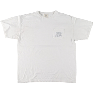 古着 COMFORT COLORS バックプリント ポケットTシャツ メンズXL /eaa445714