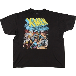 古着 X-MEN エックスメン キャラクタープリントTシャツ メンズXXL /eaa410053