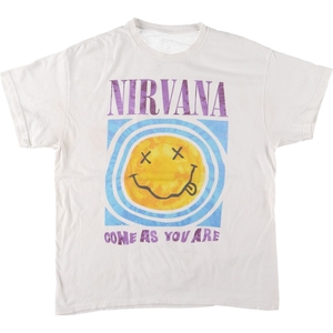 古着 NIRVANA ニルヴァ―ナ バンドTシャツ バンT メンズL /eaa442007