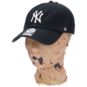 ブラック 47 CLEAN UP MLB NEW YORK YANKEES ニューヨークヤンキース BBキャップ OSFA【RGW17GWS BLK】/jae000008