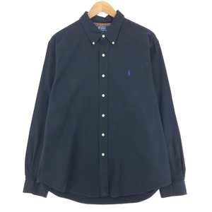 古着 ラルフローレン Ralph Lauren CLASSIC FIT 長袖 ボタンダウンシャツ メンズXL /eaa447925