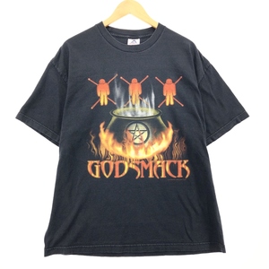 古着 90年代 ALSTYLE GODSMACK ゴッドスマック バンドTシャツ バンT USA製 メンズXL ヴィンテージ /eaa410379