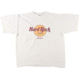 古着 90年代 HARD ROCK CAFE ハードロックカフェ アドバタイジングTシャツ メンズXL ヴィンテージ /eaa442981