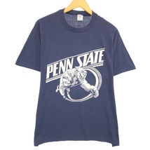 古着 80年代 NATIONAL SCREENPRINT PENN STATE ペンシルベニア州立大学 カレッジTシャツ USA製 メンズL ヴィンテージ /eaa326419_画像1