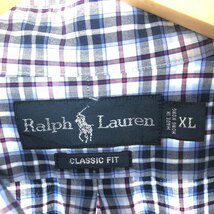 古着 ラルフローレン Ralph Lauren CLASSIC FIT 長袖 ボタンダウンチェックシャツ メンズXL /eaa443647_画像3