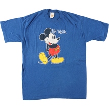 古着 70~80年代 ベルバシーン ミッキーマウス キャラクタープリントTシャツ USA製 メンズXL ヴィンテージ /eaa443401_画像1
