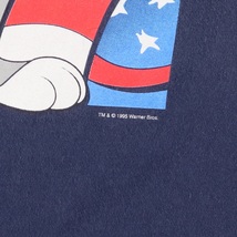 古着 90年代 ヘインズ アトランタオリンピック バックスバニー キャラクタープリントTシャツ メンズL ヴィンテージ /eaa443410_画像4