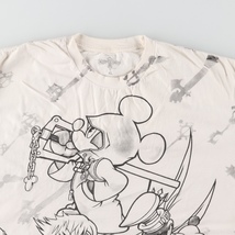 古着 KINGDOM HEARTS キングダムハーツ 総柄 大判プリント キャラクタープリントTシャツ ハイチ製 メンズXL /eaa443420_画像7