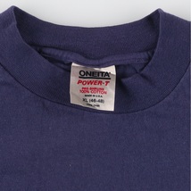 古着 90年代 オニータ ONEITA メッセージプリントTシャツ USA製 メンズXL ヴィンテージ /eaa444558_画像3