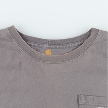 古着 カーハート Carhartt ORIGINAL FIT 半袖 ワンポイントロゴポケットTシャツ メンズXL /eaa447212_画像4