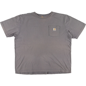 古着 カーハート Carhartt ORIGINAL FIT 半袖 ワンポイントロゴポケットTシャツ メンズXL /eaa447212