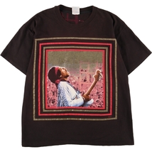 古着 90年代 ヘインズ JIMI HENDRIX ジミヘンドリックス アルバム WOODSTOCK 両面プリント バンドTシャツ バンT USA製 メンズXL /eva001320_画像2