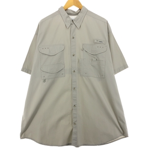 古着 コロンビア Columbia PFG 半袖 フィッシングシャツ メンズXL /eaa447509