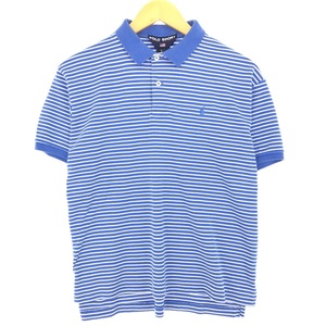 古着 ラルフローレン Ralph Lauren POLO SPORT ポロスポーツ 半袖 ボーダー ポロシャツ メンズL /eaa447750