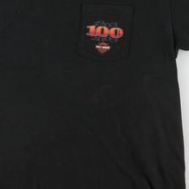 古着 00年代 ハーレーダビッドソン Harley-Davidson バックプリント モーターサイクル バイクTシャツ USA製 メンズL /eaa448620_画像8