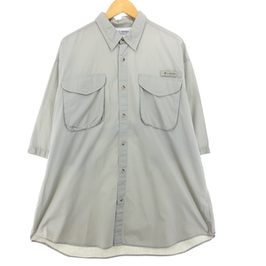 古着 コロンビア Columbia PFG ボタンダウン 半袖 フィッシングシャツ メンズXL /eaa447513