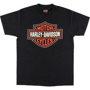 古着 90~00年代 ハーレーダビッドソン Harley-Davidson モーターサイクル バイクTシャツ USA製 メンズM ヴィンテージ /eaa447879