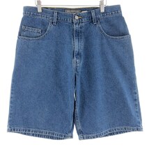 古着 00年代 リーバイス Levi's SILVER TAB シルバータブ LOOSE FIT デニムショーツ ハーフパンツ メンズw35 ヴィンテージ /eaa382602_画像1