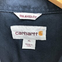 古着 カーハート Carhartt RELAXED FIT ボタンダウン 半袖 ワークシャツ メンズXL /eaa447988_画像3