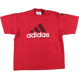 古着 アディダス adidas EQUIPMENT エキップメント ロゴプリントTシャツ メンズM /eaa448944