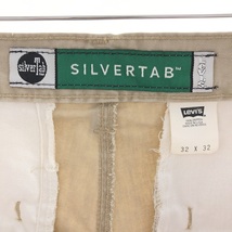 古着 90年代 リーバイス Levi's SILVER TAB シルバータブ SAMPLE GARMENT チノパンツ USA製 メンズw34 ヴィンテージ /eaa392814_画像3